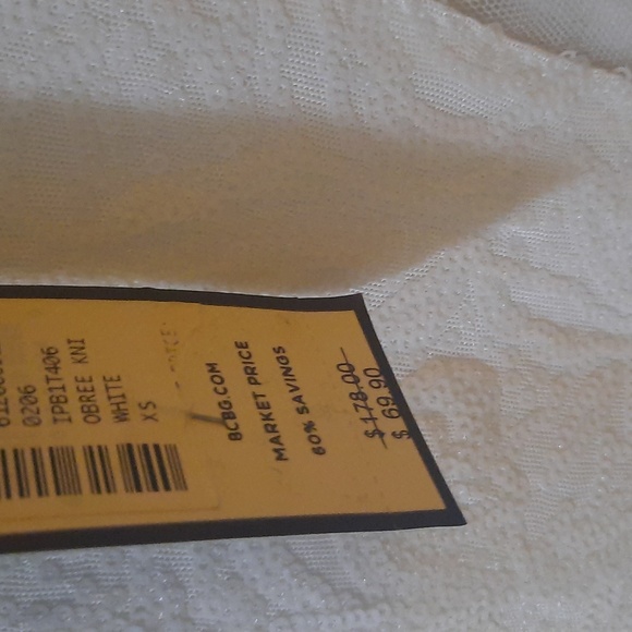 BCBG max Azria  sequin mesh shirt - Picture 3 of 3